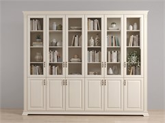 Шкаф Верди 6 створчатый  книжный из массива дерева