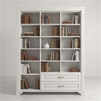 Стеллаж Лира книжный 003 из массива дерева