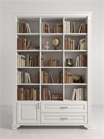 Стеллаж Лира книжный 53 из массива дерева